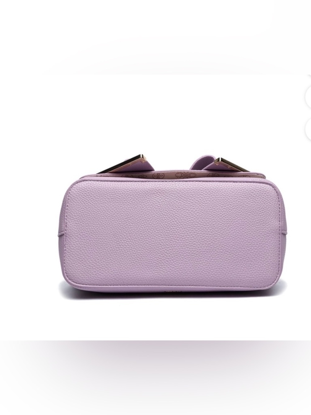 Like Dreams Vegan Leather Adjustable Strap Jasmine Bowtie Crossbody Bag, Lilac - Picture 4 of 7